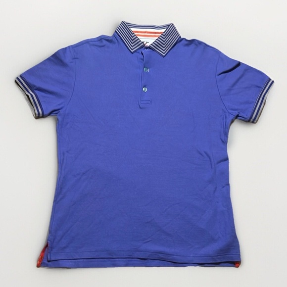 Robert Graham Purple Polo Shirt - Picture 1 of 14